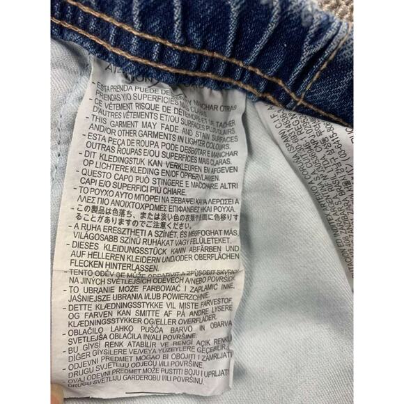 Zara Denim Cargo Skirt Women L Blue Maxi Utility Pockets Long Modest Washed - Picture 8 of 8